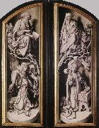 MASTER of the St. Bartholomew Altar Crucifixion Altarpiece oil painting artist